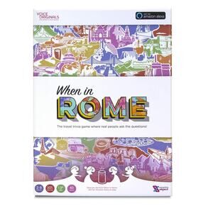 5 for $25| When in Rome‎ Travel Trivia Game Amazon Alexa Family Board Games